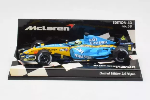 Minichamps Mclaren F1 Mp4 19b N 5 Season 2004 D.coulthard 1:43 530044315
